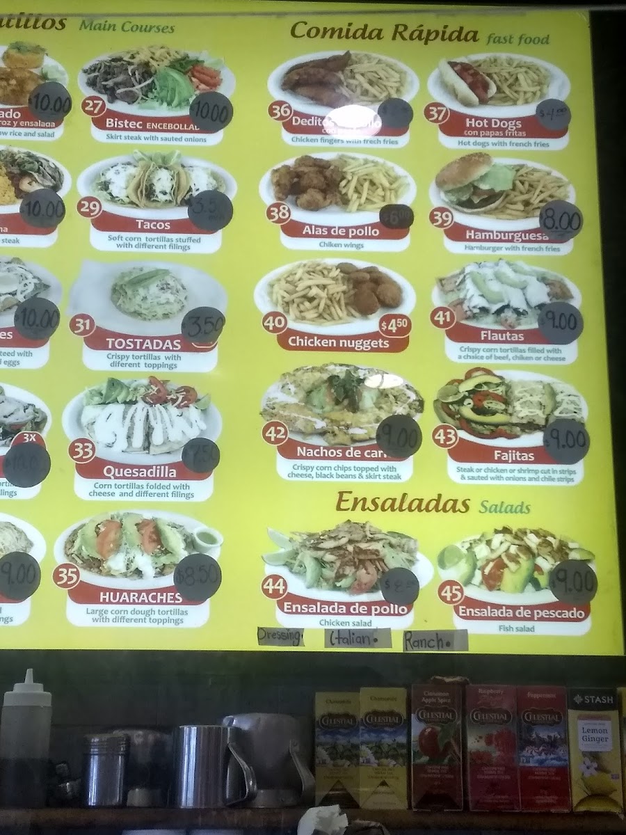 Princesa Bakery Menu - Image 1